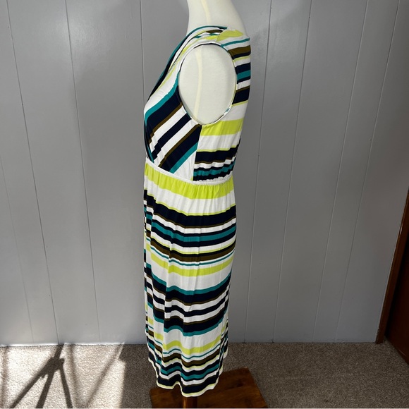 Merona Smocked Wrap Stripe Midi Dress - Picture 8 of 10